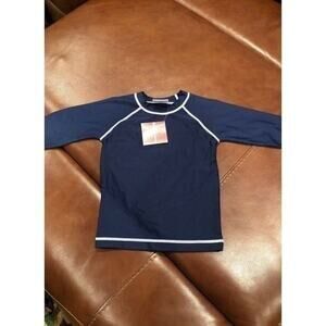 Hanna‎ Andersson 100 Blue Rash Guard New